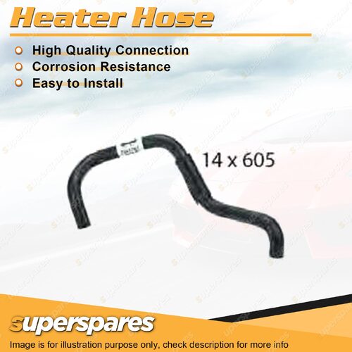 Heater Hose 14 x 605mm for HSV Commodore VP Sport 3.8L Heater Valve to Engine