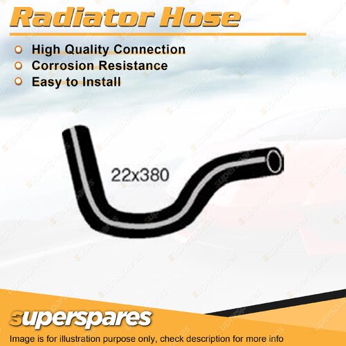 Upper Radiator Hose 22mm x 380mm for Daihatsu Mira L201 847cc 660cc 1990-1995