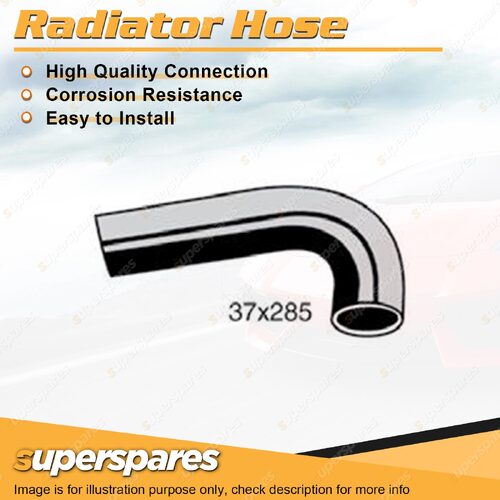 1 x Upper Radiator Hose 37mm x 285mm for Toyota Landcruiser FJ70R FJ73R FJ75R