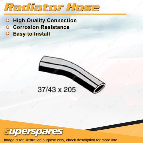 Lower Radiator Hose 37/43 x 205mm for Toyota Landcruiser FJ40R FJ45R 4.0L 4.2L