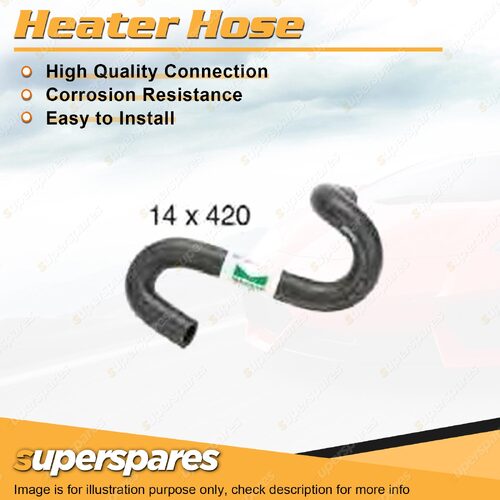 Heater Hose 14mm x 420mm for Ford Festiva WA WB B3 1.3L 4 cyl SOHC 1991-1996