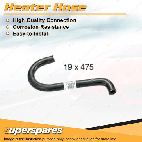 Heater Hose 19mm x 475mm for Ford Fairlane AU VCT NF NL Fairmont AU VCT EF EL