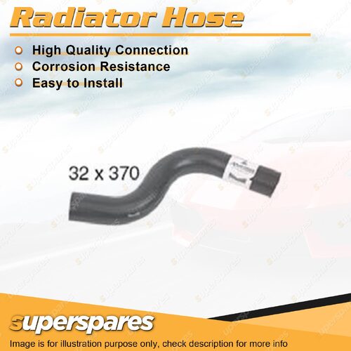 Upper Radiator Hose 32 x 370mm for Mitsubishi Triton MH MJ 3.0L 6G72 1990-1997