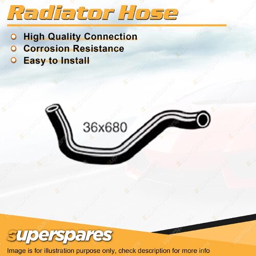 Lower Radiator Hose 36 x 680mm for Holden Jackaroo L2 U8 6VD1 6VE1 3.2L 3.5L