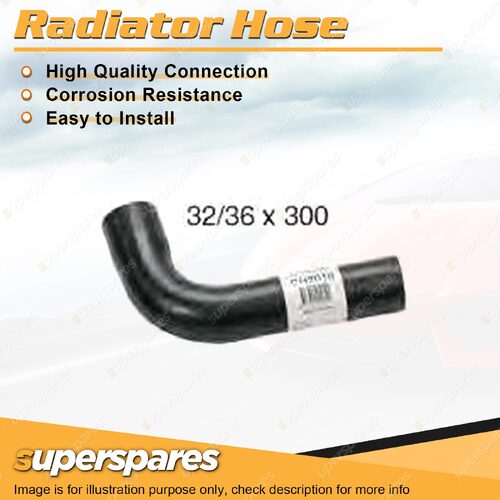 Lower P/S Radiator Hose 32/36 x 300mm for Toyota Hilux Surf LN130R 100R 105R 106