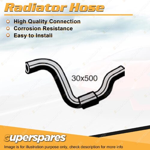 1 x Upper Radiator Hose 30mm x 500mm for Honda Legend Coupe Saloon 2.5L 2.7L