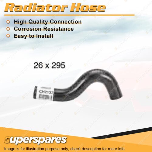 1 x Upper Radiator Hose 26 x 295mm for Suzuki Vitara SE416 SZ416 Escudo TA01W