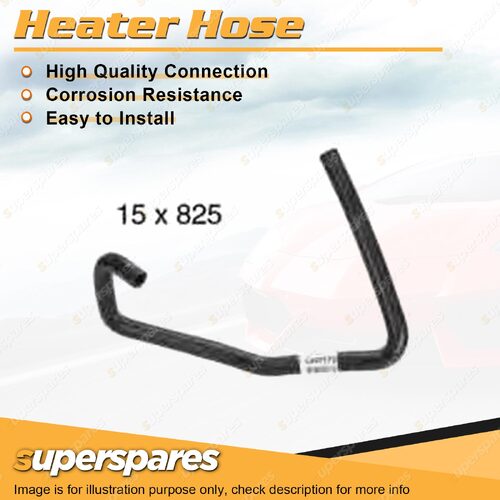 1 x Heater Hose 15 x 825mm for HSV Maloo VG VP VR Grange VS GTS VP VS Senator