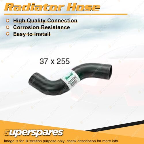 1 x Upper Radiator Hose 37mm x 255mm for Holden Frontera 3.0L 4 cyl 2000-2003