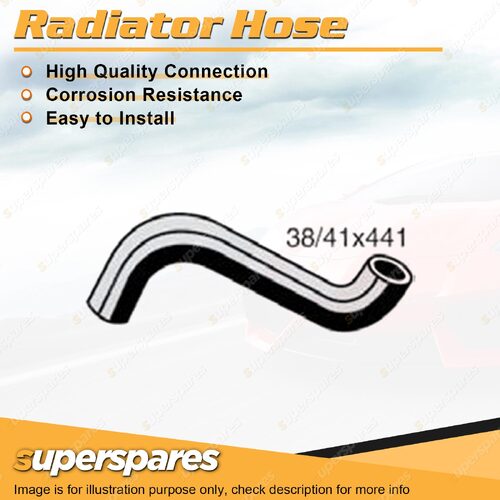 1 x Upper Radiator Hose 38/41 x 441mm for Mercedes Benz 350SE W116 450SE W116