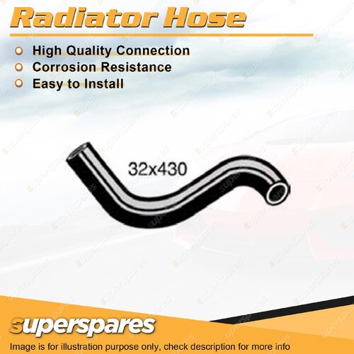 Lower Radiator Hose 32mm x 430mm for Holden FJ FJ 6 cyl OHV 12V 09/1953-1956