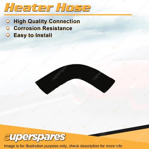 Superspares Upper Heater Hose 18 x 105mm for Holden Rodeo R9 3.2L V6 DOHC 24V