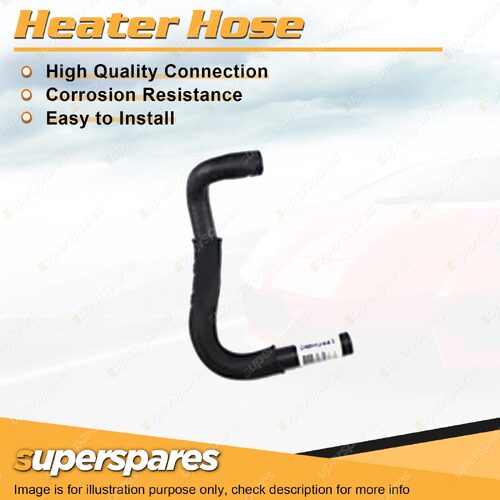 Superspares Upper Heater Hose 16/18 x 435mm for Holden Rodeo R9 3.2L V6 DOHC 24V