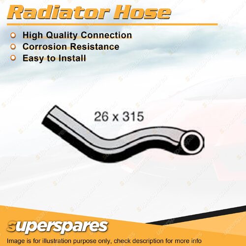 Upper Radiator Hose 26 x 315mm for Mazda 121 DB Demio DW 1.3L 1.5L 1994-2002