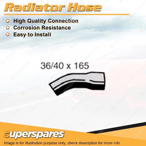 Lower Radiator Hose 36/40mm x 165mm for Toyota Landcruiser FZJ105R 4.5L 98-00