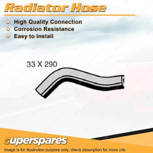 Upper Radiator Hose 33 x 290mm for Mitsubishi Lancer CC CE CK5E LJ LK 1.6L 1.8L