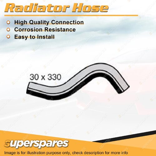 Superspares Upper Radiator Hose 30 x 330mm for Mazda MX5 NA 1.6L 4 cyl DOHC 16V