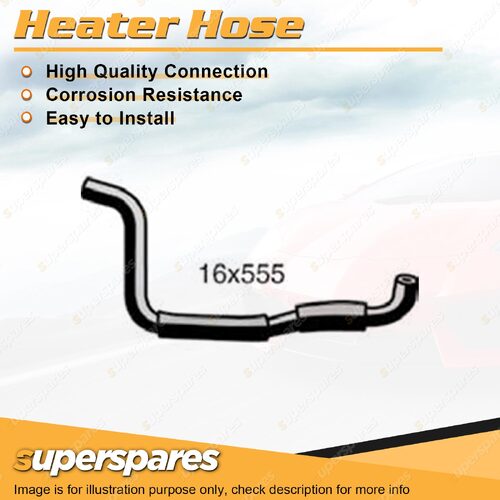 Heater Hose 16 x 555mm for Toyota Corolla AE112 AE115 Premio Corona AT211 1.7L