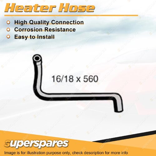 Heater Hose 16/18 x 560mm for Toyota Hilux LN 147 152 167 172 RZN 149 169 174