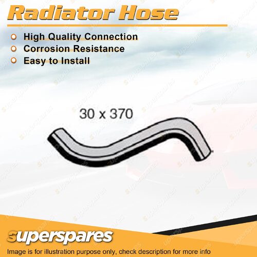 Lower Radiator Hose 30 x 370mm for Toyota Sienta NCP81R 1.5L 4 cyl DOHC VVT 16V