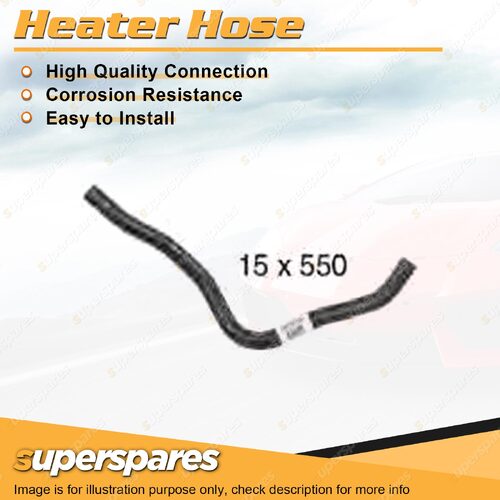 Upper Heater Hose 15 x 550mm for Holden Caprice WH WK WL Statesman WH WK Monaro