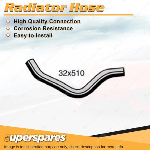 Upper Radiator Hose 32 x 510mm for Toyota Tarago YR22 YR31 2.2L 4cyl OHV 8V EFI