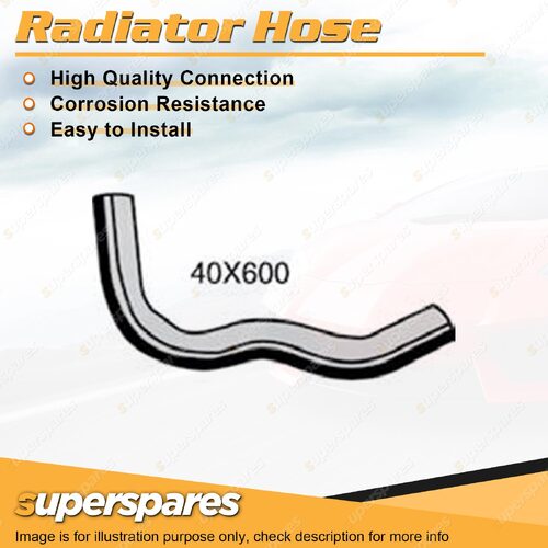 Lower Radiator Hose 40mm x 600mm for Mazda T3500 3.5L 4 cyl OHV 8V DFI Diesel