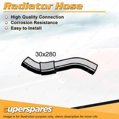 Upper Radiator Hose 30mm x 280mm for Daihatsu Feroza F310 1.6L 4 cyl 16V EFI