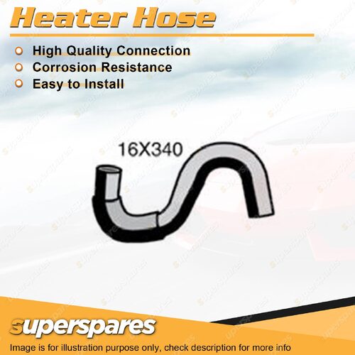 Heater Hose 16mm x 340mm for Mitsubishi Express SJ 4G63 2.0L 4 cyl 1994-2006