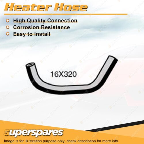 1 x Heater Hose 16mm x 320mm for Ford Escape BA ZA ZB 3.0L V6 DOHC 24V Metal