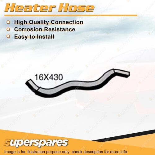 Superspares Heater Hose 16 x 430mm for Mazda Tribute 6Z 8Z CU CU YU EPFW 3.0L