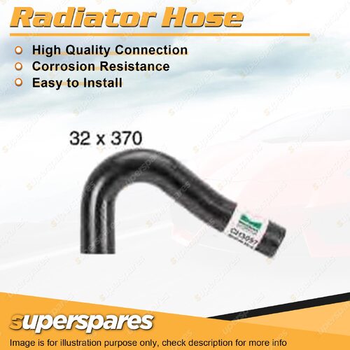 1 x Upper Radiator Hose 32mm x 370mm for Mitsubishi Triton MK 3.0L V6 SOHC 24V