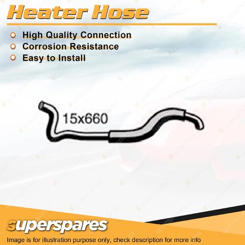 Heater Hose 15 x 660mm for Subaru Impreza GC GF GD GG WRX GF Forester SF SF5