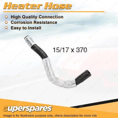 Heater Outlet Hose 15/17 x 370mm for Nissan Patrol GU Y61 UELY61 UENY61 TESY61