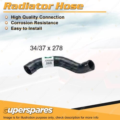 Superspares Radiator Hose 34/37 x 278mm for Ford Transit VH 2.5L 01/01-04/04