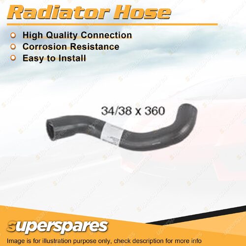 Upper Radiator Hose 33mm x 386mm for Ford Falcon BA XR8 BF XR8 5.4L 2003-2008