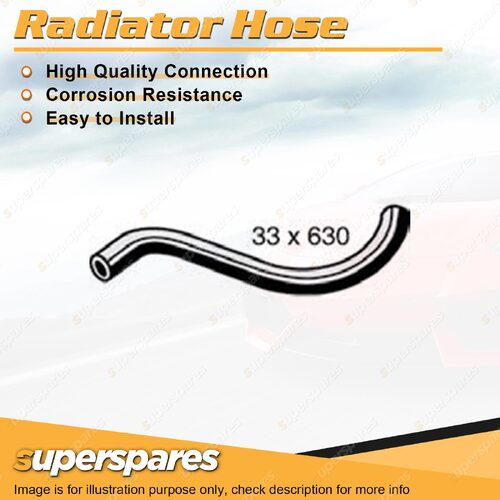 1 x Lower Radiator Hose 33mm x 630mm for Toyota Camry MCV36R 3.0L V6 DOHC 24V