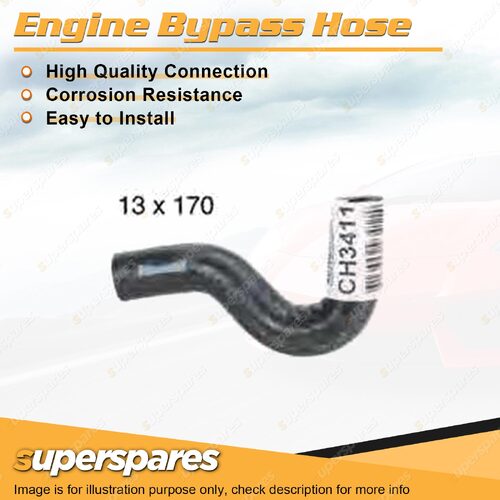 Superspares Engine Bypass Hose 13mm x 170mm for Ford Maverick DA 4.2L 6 cyl OHV