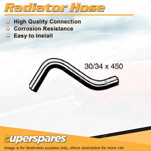 Upper Radiator Hose 30/34mm x 450mm for Mazda 626 GE GF 2.0L 4 cyl 1992-2002