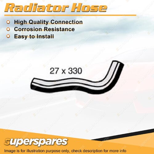 1 x Lower Radiator Hose 27 x 330mm for Mazda 323 BJ Familia BJ 1.3L 1.8L 2.0L