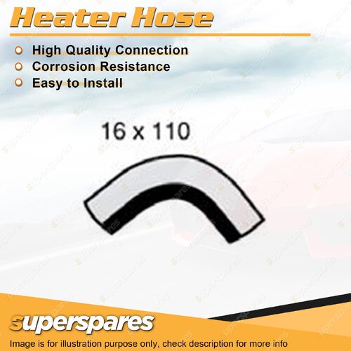 1 x Heater Hose 16mm x 110mm for Toyota Celica ST163R ST184R ST204R 2.0L 2.2L