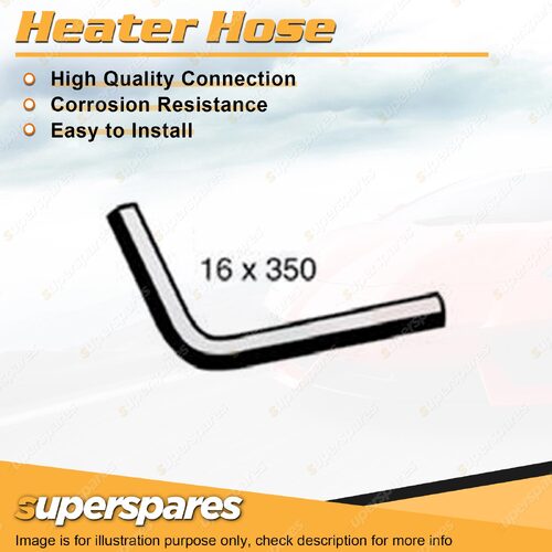 Heater Hose 16mm x 350mm for Toyota Landcruiser HJ61R 4.0L 6 cyl Auto Outlet