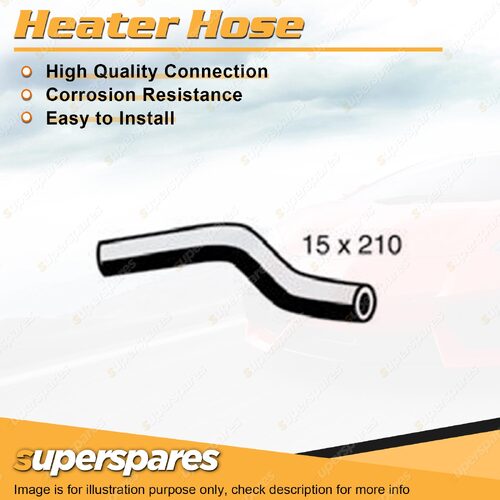 Lower Heater Outlet Hose 15 x 210mm for Holden Caprice Statesman WL 3.6L LY7