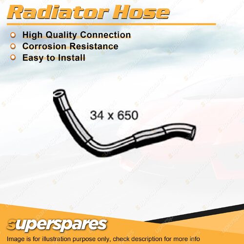 1 x Lower Radiator Hose 34mm x 650mm for Mitsubishi Pajero NM NP NS NT NW 3.2L