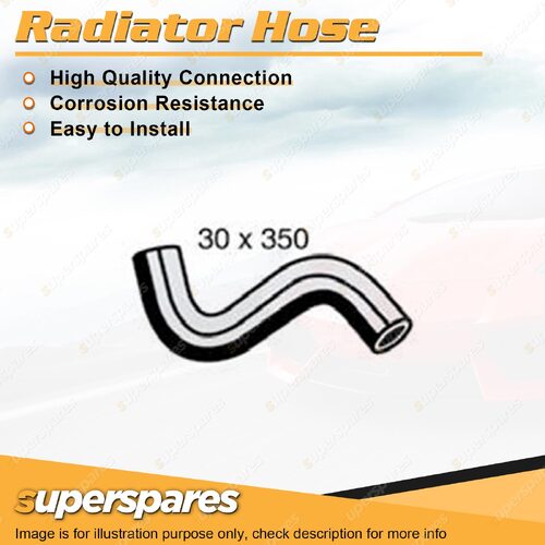 1 x Upper Radiator Hose 30 x 350mm for Toyota Yaris NCP130R NCP90R 1.3L 4 cyl