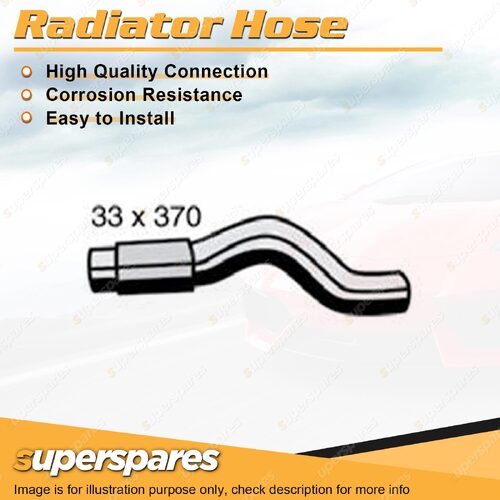 1 x Upper Radiator Hose 33 x 370mm for Toyota Estima ACR30 Tarago ACR30R 2.4L