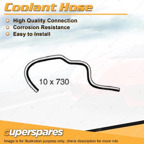 Throttle Body Coolant Inlet Hose 10 x 730mm for Holden Viva JF 1.8L 4 cyl DOHC