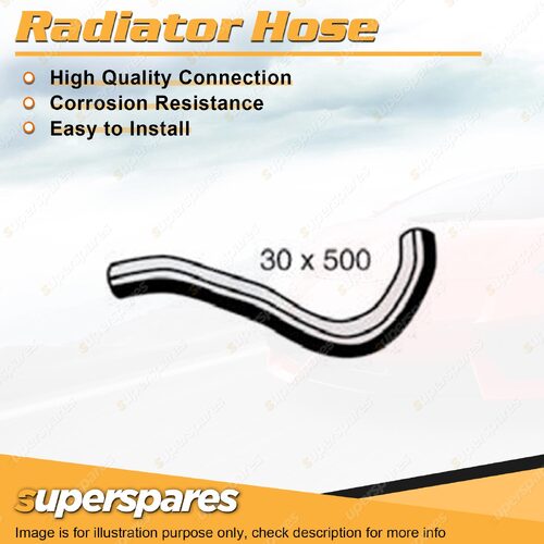 1 x Upper Radiator Hose 30 x 500mm for Honda CRV RD7 2.4L 4 cyl DOHC VTEC 16V