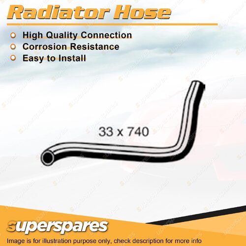 Lower Radiator Hose 33mm x 740mm for Toyota Hilux GGN15R GGN25R 4.0L 2005-On