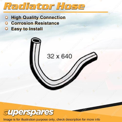 Upper Radiator Hose 640mm for Toyota Landcruiser Prado RZJ90 RZJ95 Hilux RZN185